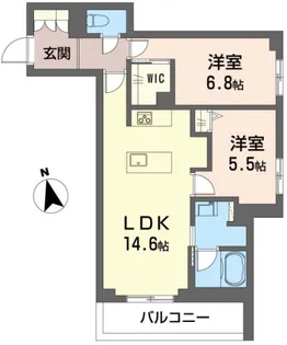 グランレール【4階】の間取り