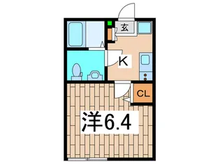 アンビエンテ高座渋谷【1階】の間取り