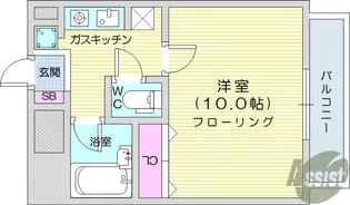 メゾンコモッド【1階】の間取り
