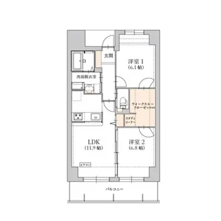 グラン トガリーゼ【3階】の間取り