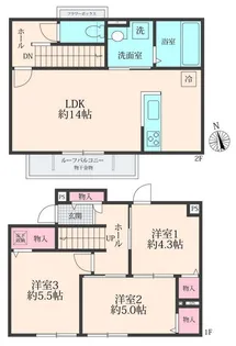 BLOOM COURT(ブルームコート)の間取り