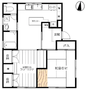 コンフォート芝【4階】の間取り