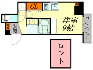 クレール富士見【5階】の間取り