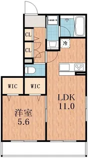 LAZO新深江【3階】の間取り