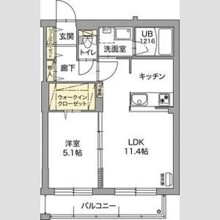 ジュノール桑園 WEST【3階】の間取り