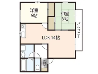 ビューテラスY’s B棟【1階】の間取り