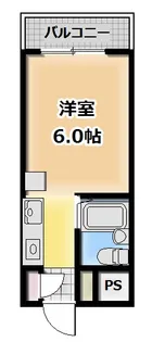 だるま堂ビル【2階】の間取り