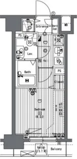 ガラ・グランディ日本橋【8階】の間取り