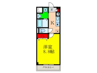 Sun Wood Court【4階】の間取り