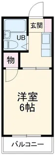 カーサソシアルA棟【2階】の間取り