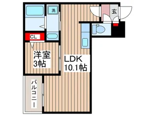 仮)Jack gamo I【3階】の間取り