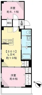 suns三軒茶屋【3階】の間取り
