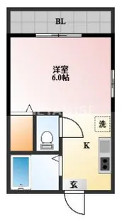 アバンセこおろぎビル【5階】の間取り