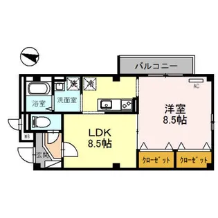 プランドール・ミノル【2階】の間取り