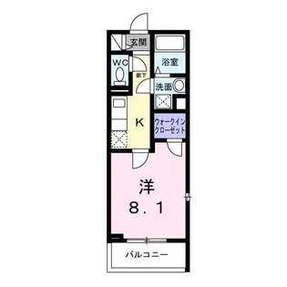 ヒカルサ神戸王塚台II【3階】の間取り