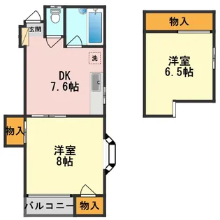 チェリーハイム【2階】の間取り