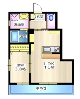 ブルーコートヴィラ【1階】の間取り