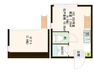 ハーモニーテラス東駒形II【2階】の間取り