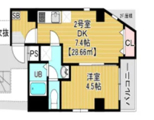 OJIMAHOLIC【8階】の間取り