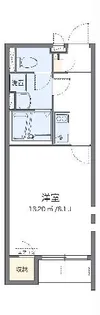 クレイノiアイII【2階】の間取り