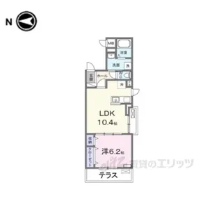 フィオーレカーサ【3階】の間取り