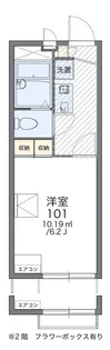 レオパレス諏訪(31792)【1階】の間取り