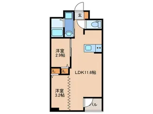 INFINITY GRANDE【3階】の間取り