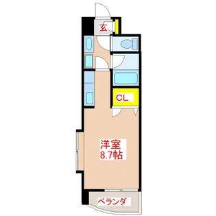プレジデント天保山【2階】の間取り