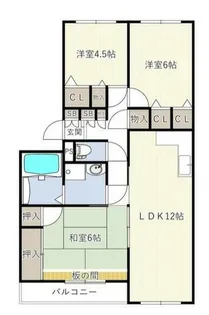 イノベ松戸六高台【2階】の間取り