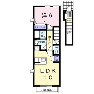 セントラルビレッジB【2階】の間取り