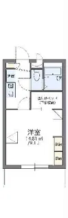 レオパレスボンジュール【2階】の間取り