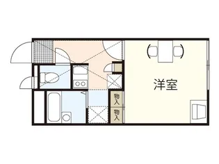 レオパレスコンフォール【2階】の間取り