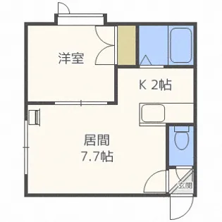 フェリシテ【3階】の間取り