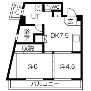 OMレジデンス塩釜駅前【1階】の間取り