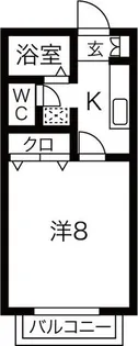 KEコーポ古雅【2階】の間取り