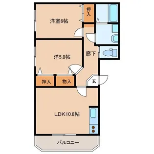 ブレインマンションあすか【3階】の間取り