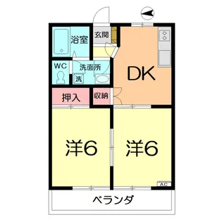 アベニュー宮原【3階】の間取り