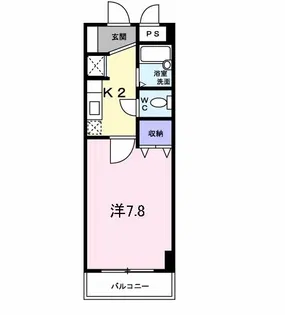 アウローラマンション【4階】の間取り