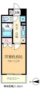 プライマル森下(旧フィットエル森下)【9階】の間取り
