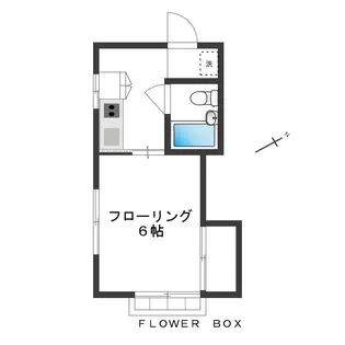オリエンタルコーポ【3階】の間取り