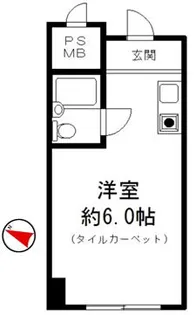 朝日九段マンション【11階】の間取り