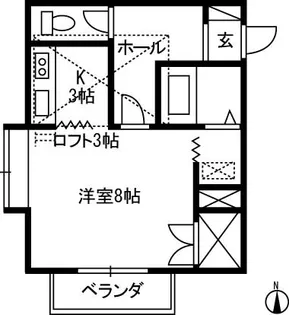 高橋パレスB【2階】の間取り