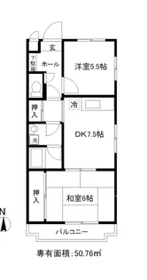 マンションアイダ【3階】の間取り