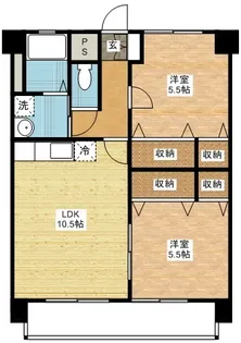 長崎県西彼杵郡時津町日並郷【マンション】の間取り