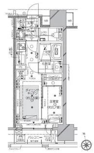 ピアース渋谷【7階】の間取り