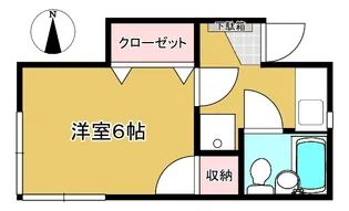行楽荘【2階】の間取り
