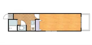 アクアコート庚午【3階】の間取り