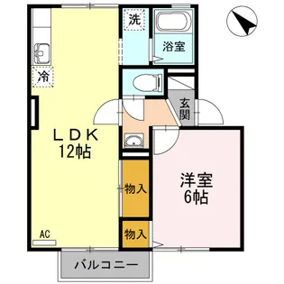 ルミエール・ハシハマ【2階】の間取り