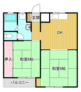 レジデンス中山II【3階】の間取り