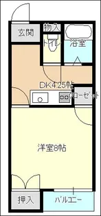 ドルフィン川原【2階】の間取り